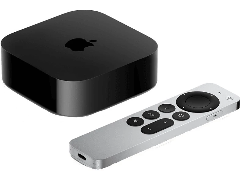 Apple TV 4K (3ª generación) 64 GB, WiFi, Reproductor multimedia, Mando Siri remo