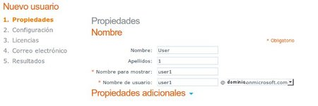 Creación de usuarios con Office 365