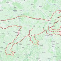 Cuatro franceses han recorrido más de 1.000 km en bicicleta con un solo objetivo: dibujar un velocirraptor