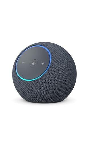 Apresentamos o Amazon Echo Dot Max (Geração mais recente), smart speaker com Alexa, som envolvente e hub de casa inteligente integrado, ideal para sua sala de estar, Cor Grafite