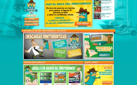 El día de Perry el Ornitorrinco en España es el 1 de mayo de 2012