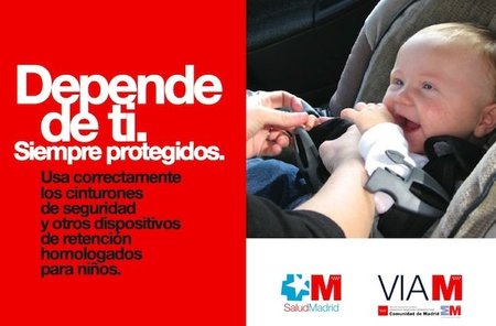 "Depende de ti. Siempre Protegidos", y la confusión en la campaña por la seguridad infantil en el coche