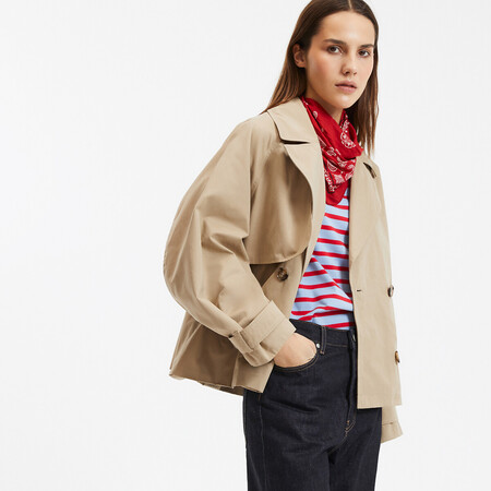 trencha corto oversized