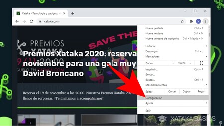 Configuracion Chrome