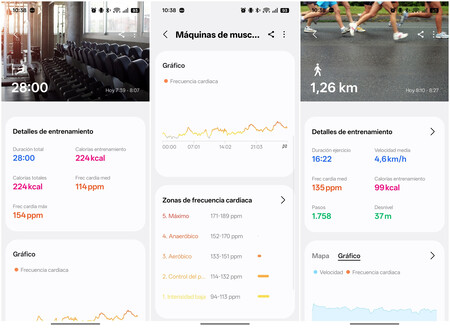 Informe de una sesión de deporte | Imagen: Xataka