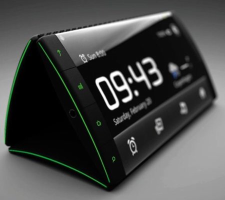 Tres pantallas SuperAMOLED flexibles para el teléfono conceptual Flip phone