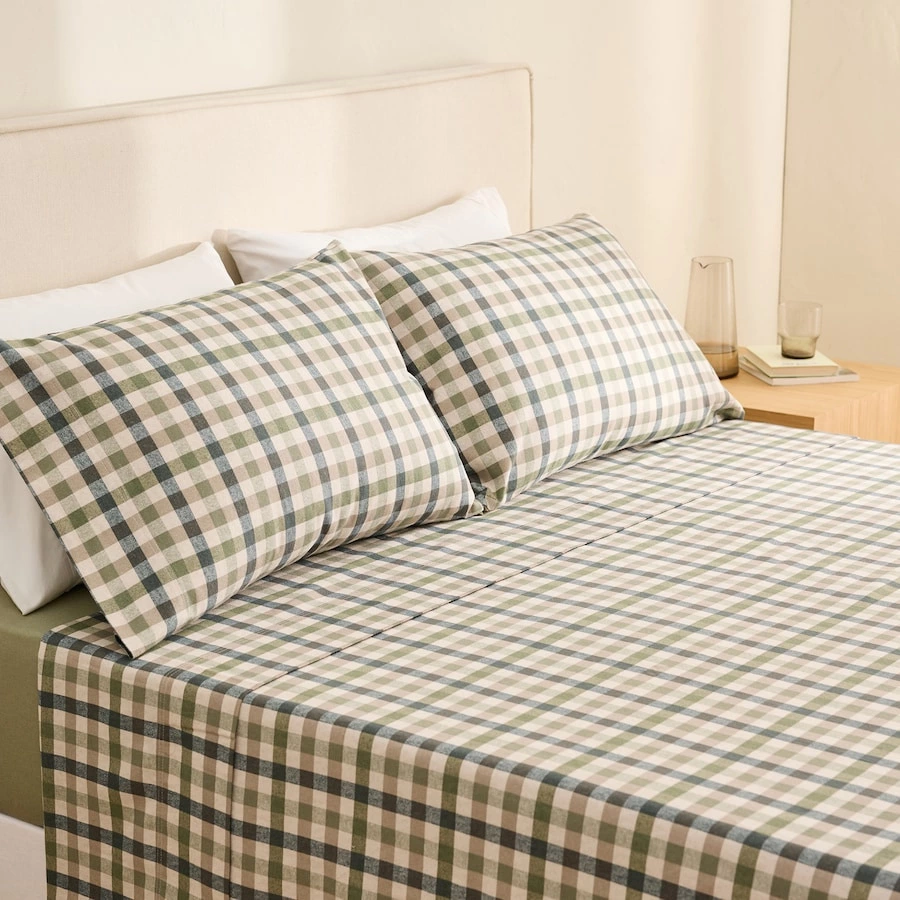 El Corte Inglés - Juego de sábanas con bajera franela algodón Marerk.