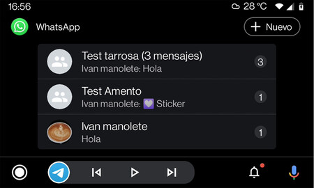 Cómo mandar mensajes de WhatsApp en Android Auto