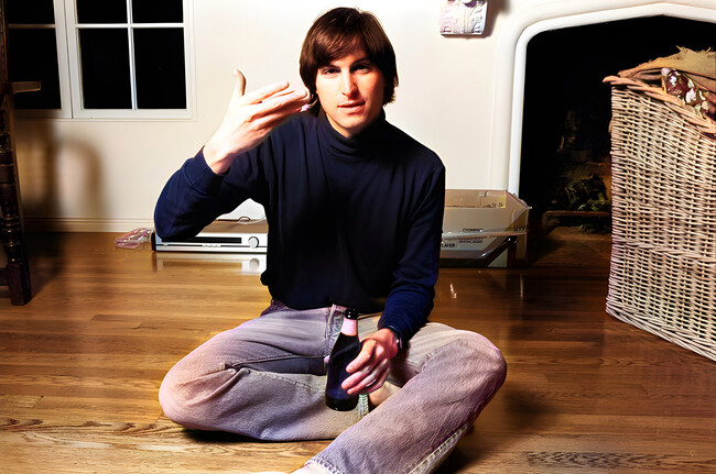Steve Jobs De Joven Y Su Coche