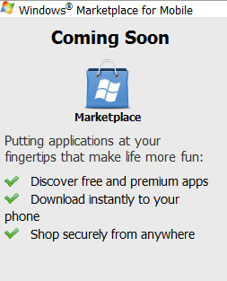 Windows Mobile Marketplace un poco más cerca