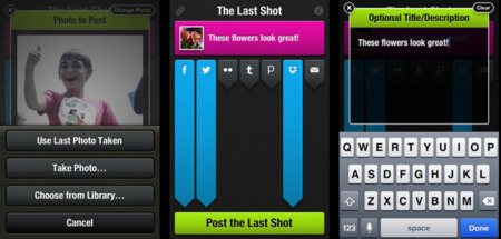 The Last Shot, comparte tu última foto rápidamente en varios servicios a la vez