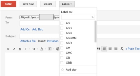 Ya podemos marcar y etiquetar los mensajes que enviemos en Gmail
