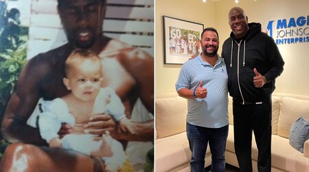 El robado a Magic Johnson con un bebé que dio lugar a la 'startup' de vídeos de famosos personalizados de la que ahora es directivo