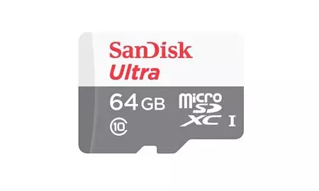 Tarjeta MicroSD SanDisk Ultra de 64 Gb, esta noche, por sólo 16,80 euros en Amazon