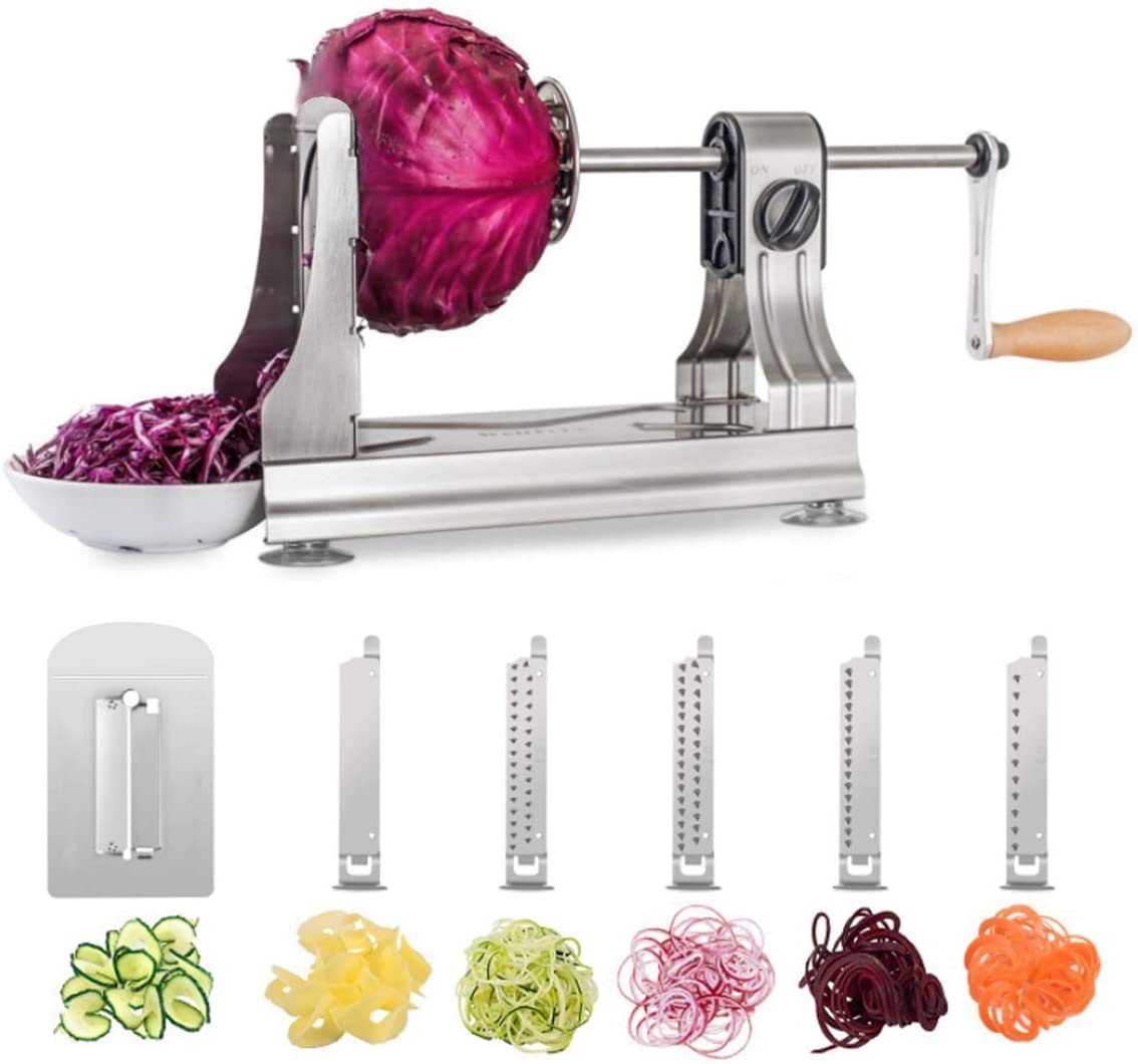 WellToBe CS-668 Cortador de Verduras en Espiral