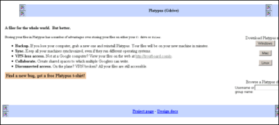 Platypus, el posible Gdrive de Google
