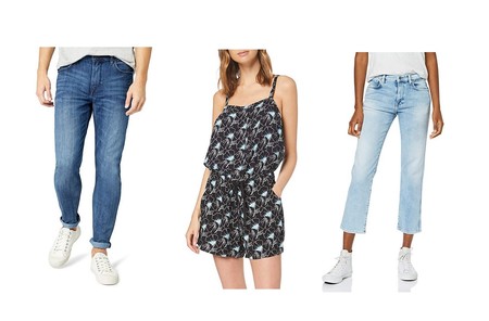 Chollos en tallas sueltas de pantalones, camisetas y vestidos de marcas como Levi's, Pepe Jeans o Lee en Amazon por menos de 30 euros