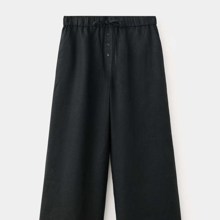 New Now
Pantalón wide leg lino