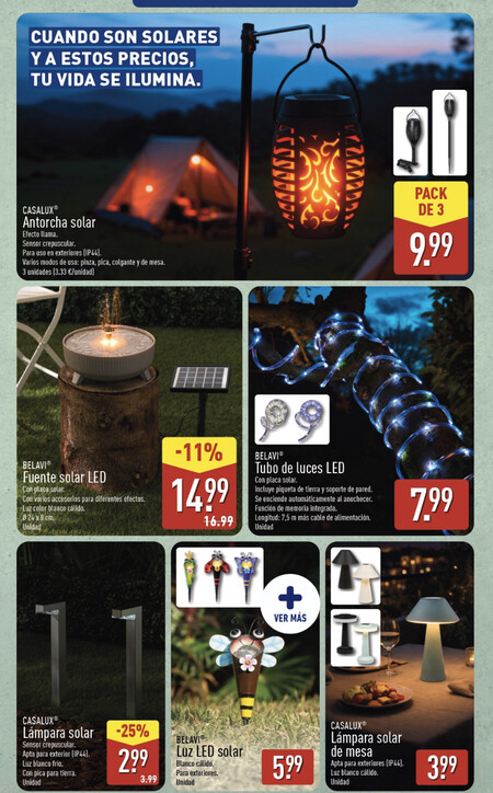 Iluminacion Solar Led Aldi