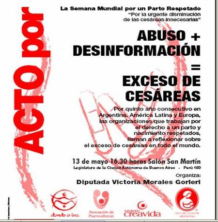 Buenos Aires por el parto respetado