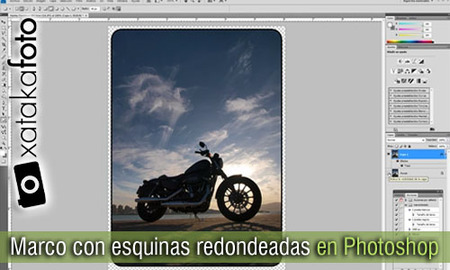 Marco con esquinas redondeadas en Photoshop: Vídeo Screencast