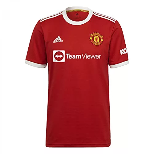 Adidas - MANCHESTER UNITED Temporada 2021/22, Camiseta, Primera Equipación, Equipación de Juego, Hombre