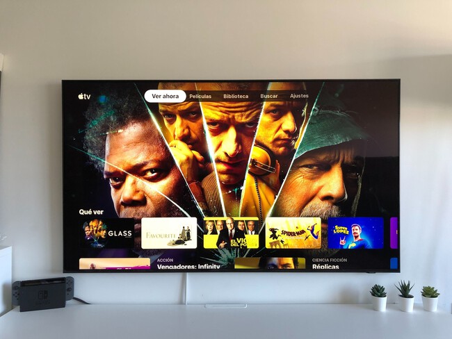 Imagen de una televisión con un Apple TV