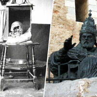 Dos pueblos de Zaragoza se están peleando por una de las reliquias más gore del catolicismo: la calavera del "antipapa"