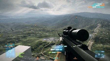 'Battlefield 3'. Acojonante headshot a casi 1 km de distancia