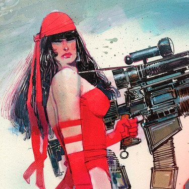 Elektra siempre ha sido mi "crush" de cómic, y 2 de sus cómics son de lo mejor que he leído en Marvel en cuarenta años