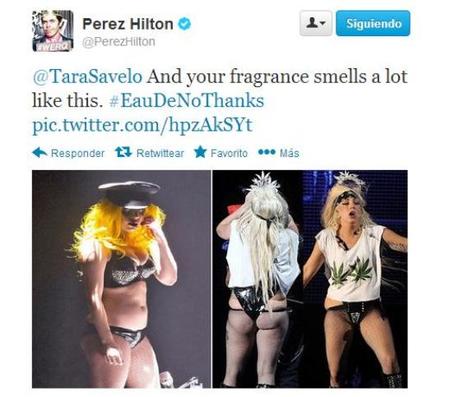 Perez Hilton sigue haciendo amigos, ahora le da matraca a Lady Gaga