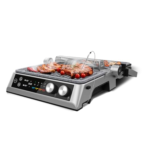 Cecotec Parrilla Eléctrica con Placas Desmontables Rockn'Grill Bistro