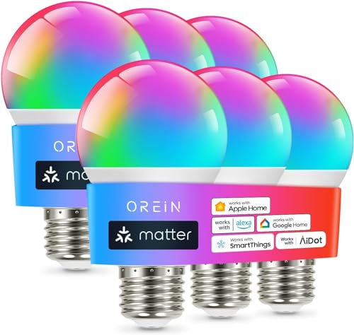 OREiN Matter paquete de seis focos inteligentes 