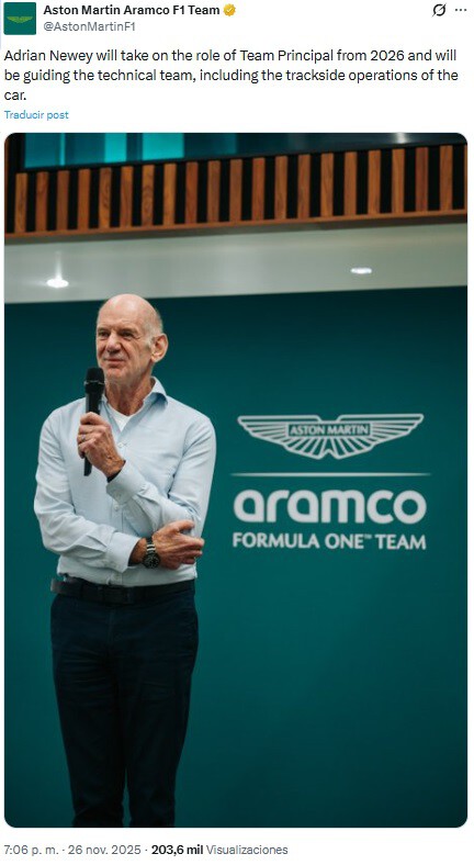 Newey Aston Martin F1 2026