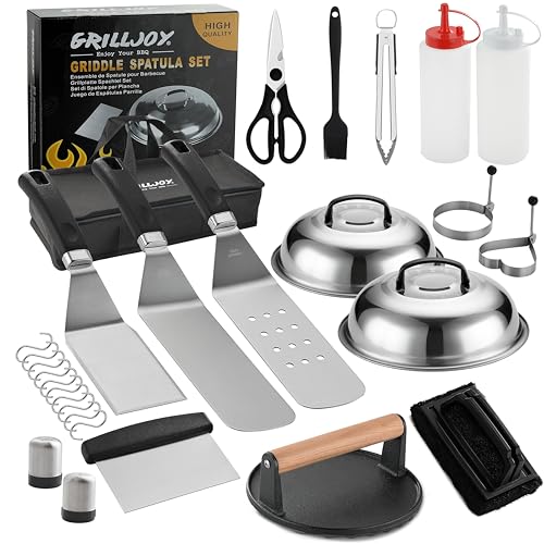 grilljoy - Kit de Accesorios Barbacoa de Acero Inoxidable