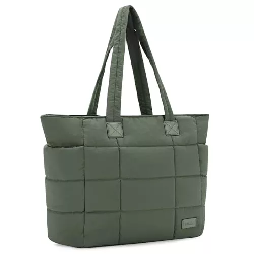 VASCHY Bolso Mujer, Bolso Acolchado Mujer Grande 