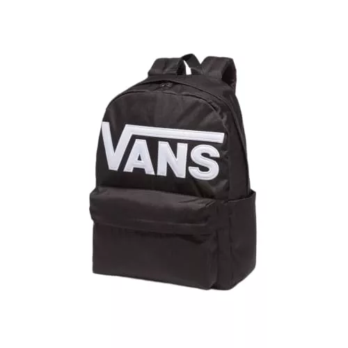 Vans Hombre Mochila Clásica Old Skool De 22 Litros, Black/White, One Size