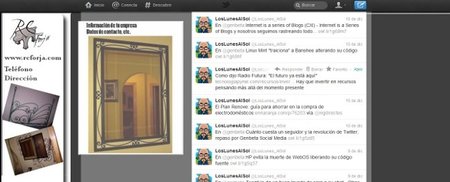 Fondo Twitter aprovechando la transparencia