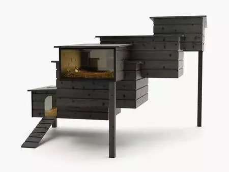 Un gallinero de lujo para tu jardín