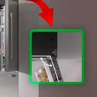 El problema de abrir el refri en una cocina pequeña tiene solución: este nuevo diseño de bisagra de Samsung