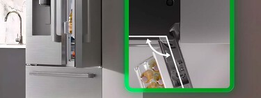 El problema de abrir el refri en una cocina pequeña tiene solución: este nuevo diseño de bisagra de Samsung
