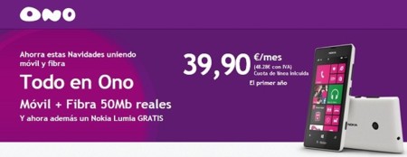 ONO lanza nuevas tarifas convergentes con precios definitivos y se apunta a regalar smartphones