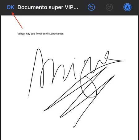 Google ドライブのドキュメントに署名する iPhone 7