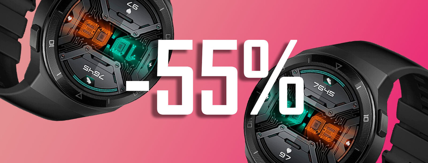 Descuentazo mayúsculo del 55% en este fantástico smartwatch Huawei con 3  semanas de autonomía y la promesa de HarmonyOS
