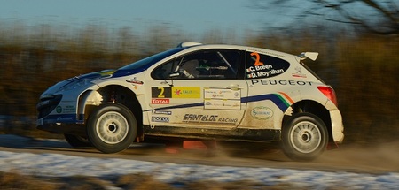Craig Breen lidera con maestría un Rally de Letonia con muy poca nieve