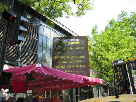 Contaminación en París