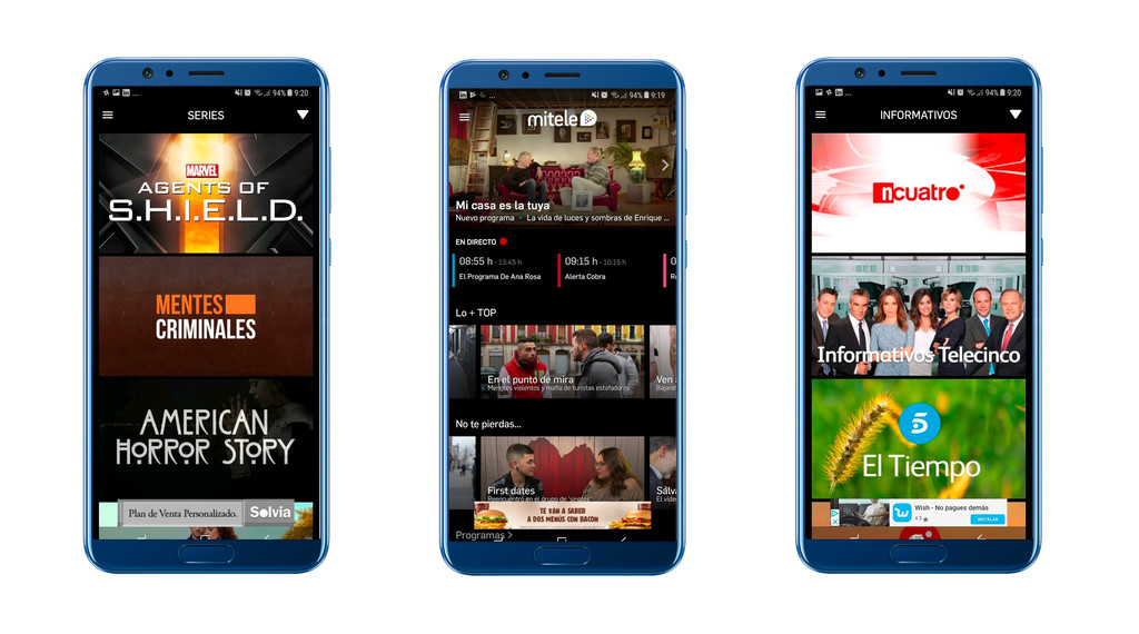 9 aplicaciones para ver la televisión gratis en un móvil Android