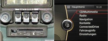 De los primeros radios a la pantalla táctil: así ha evolucionado el entretenimiento en el auto