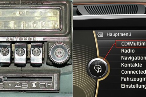De los primeros radios a la pantalla táctil: así ha evolucionado el entretenimiento en el auto