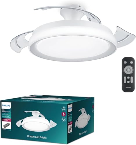 Philips Ventilador de Techo Bliss con luz LED 28W